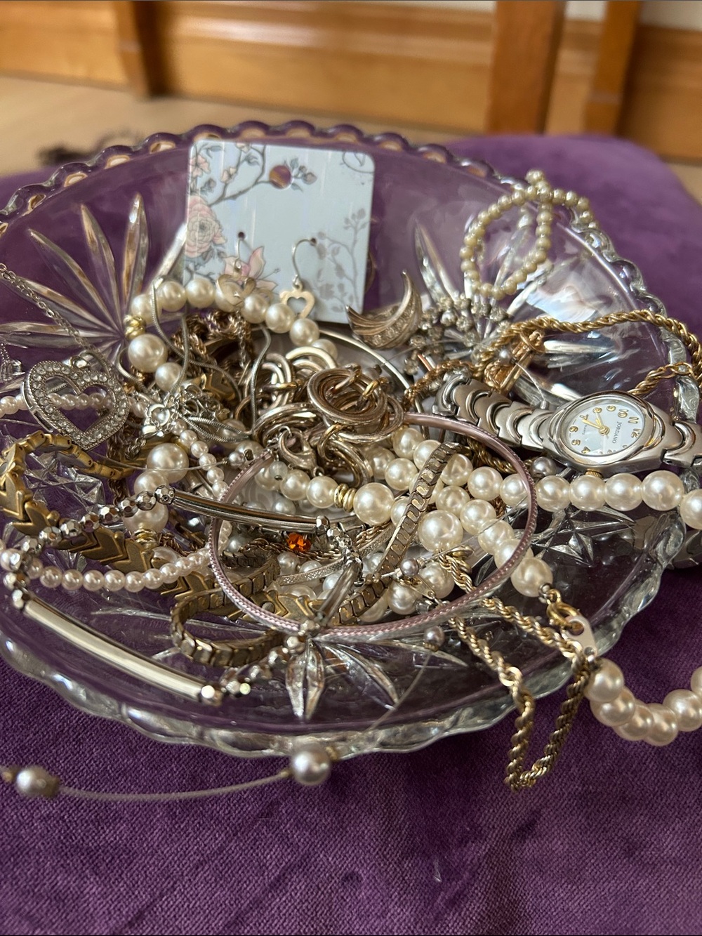Bowl full of jewelry